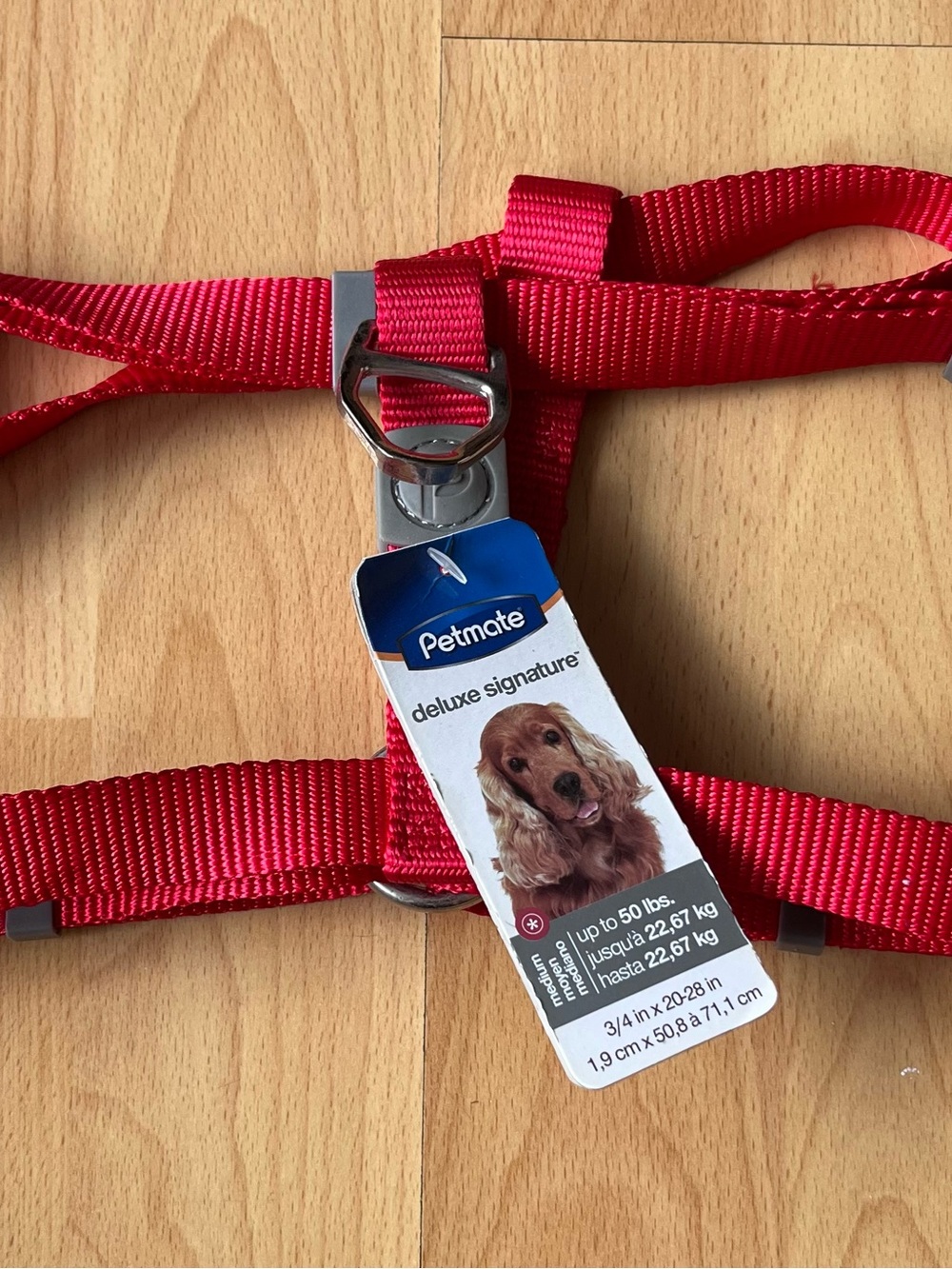 Petmate Red Deluxe Signature Dog Harness